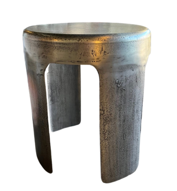 Metal side table