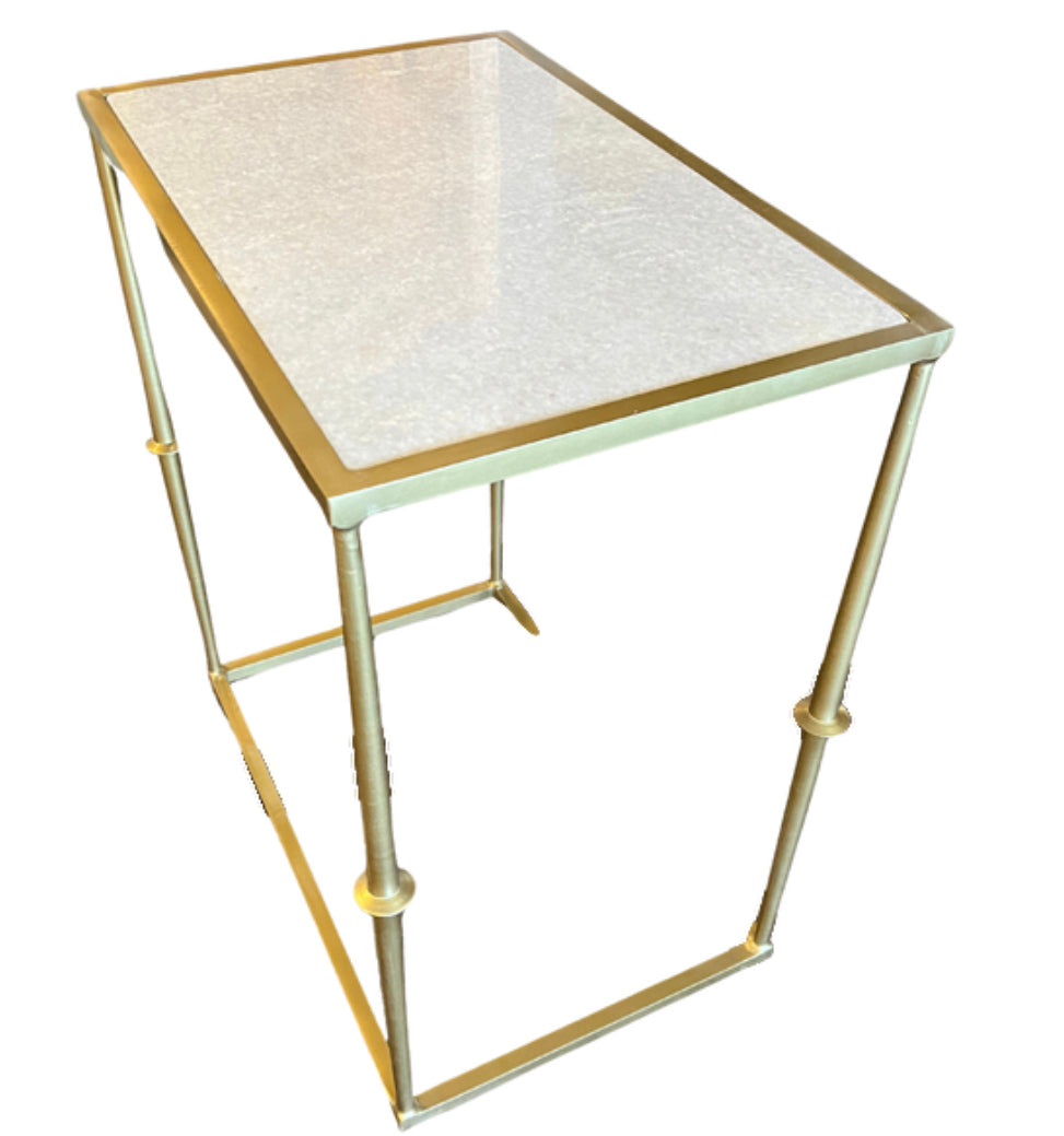 Gold and marble table