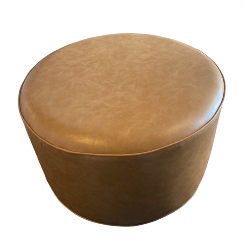 leather ottoman