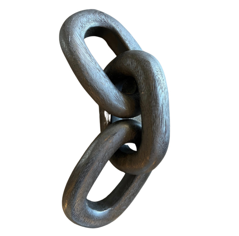 Wood chain link