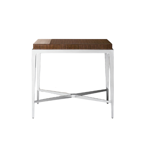 Lacquered 22" Square Side Table