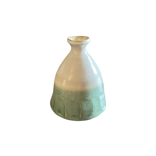 Small Green/Cream Vase