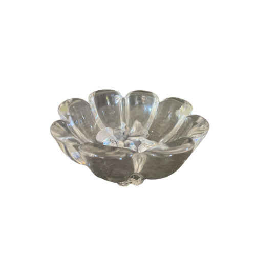 Small Flower Glass Candy Bowl