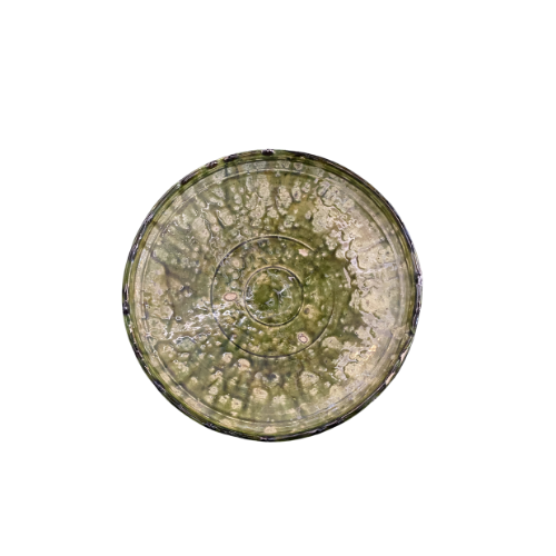 Green Pottery Plates (large)