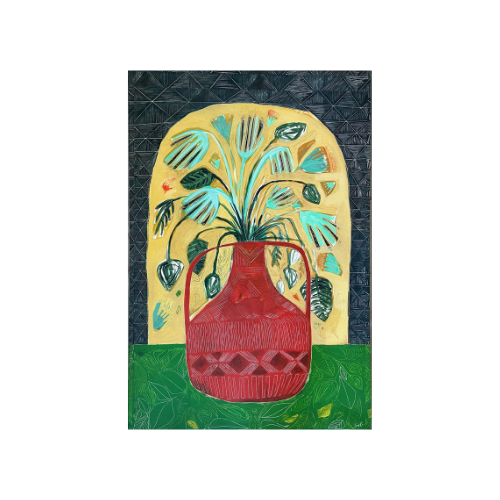 FitzPharm Canvas Wrap Print - Moroccan Bouquet