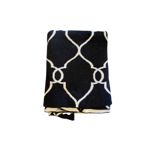 78th Street Blanket (B/W) by Happy Habitat