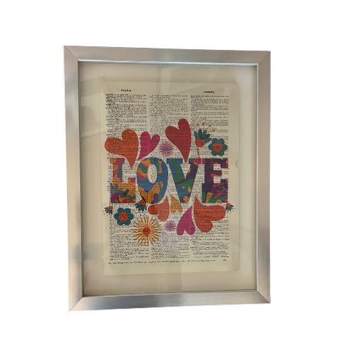 Haight Asbury Framed Love Print