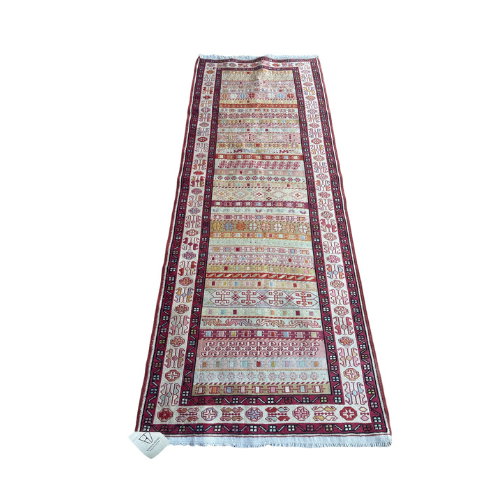 Silk Soumak Runner 6.5'x2.5'