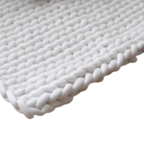 Amity Home Handmade Weighted Blanket - White