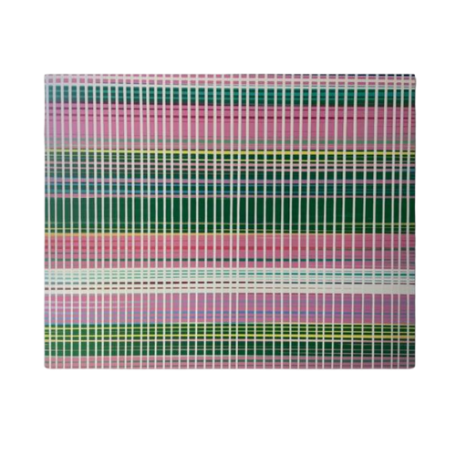 Nikki Stearman - Alice Painting (Pink + Green, 60" W x 48" H)
