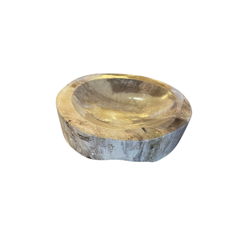 Small petrified wood tray