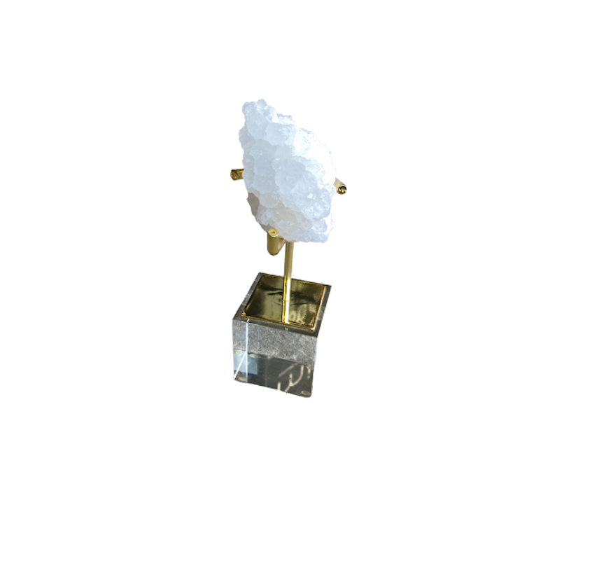 Crystal with Lucite Stand