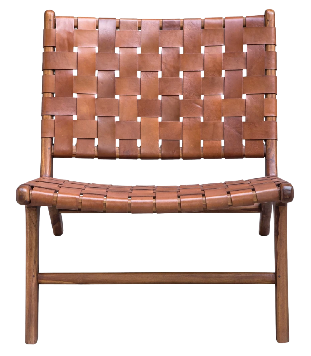 Leather Strap Chair Uttermost